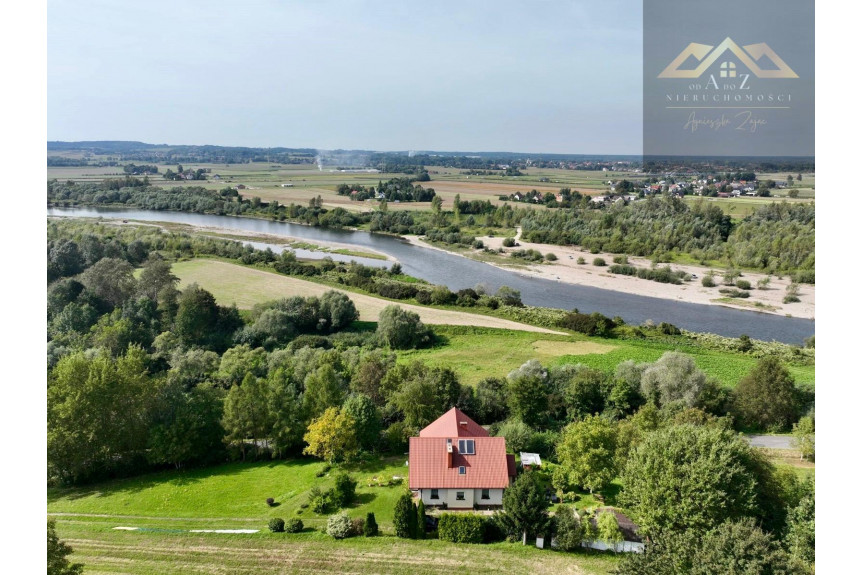 tarnowski, Pleśna, Szczepanowice, Dom z widokiem nad Dunajec