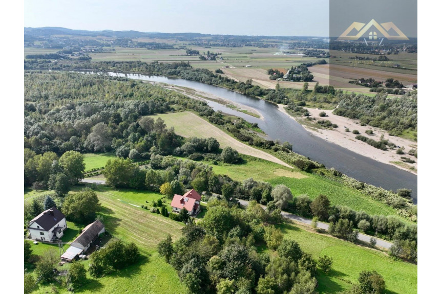 tarnowski, Pleśna, Szczepanowice, Dom z widokiem nad Dunajec